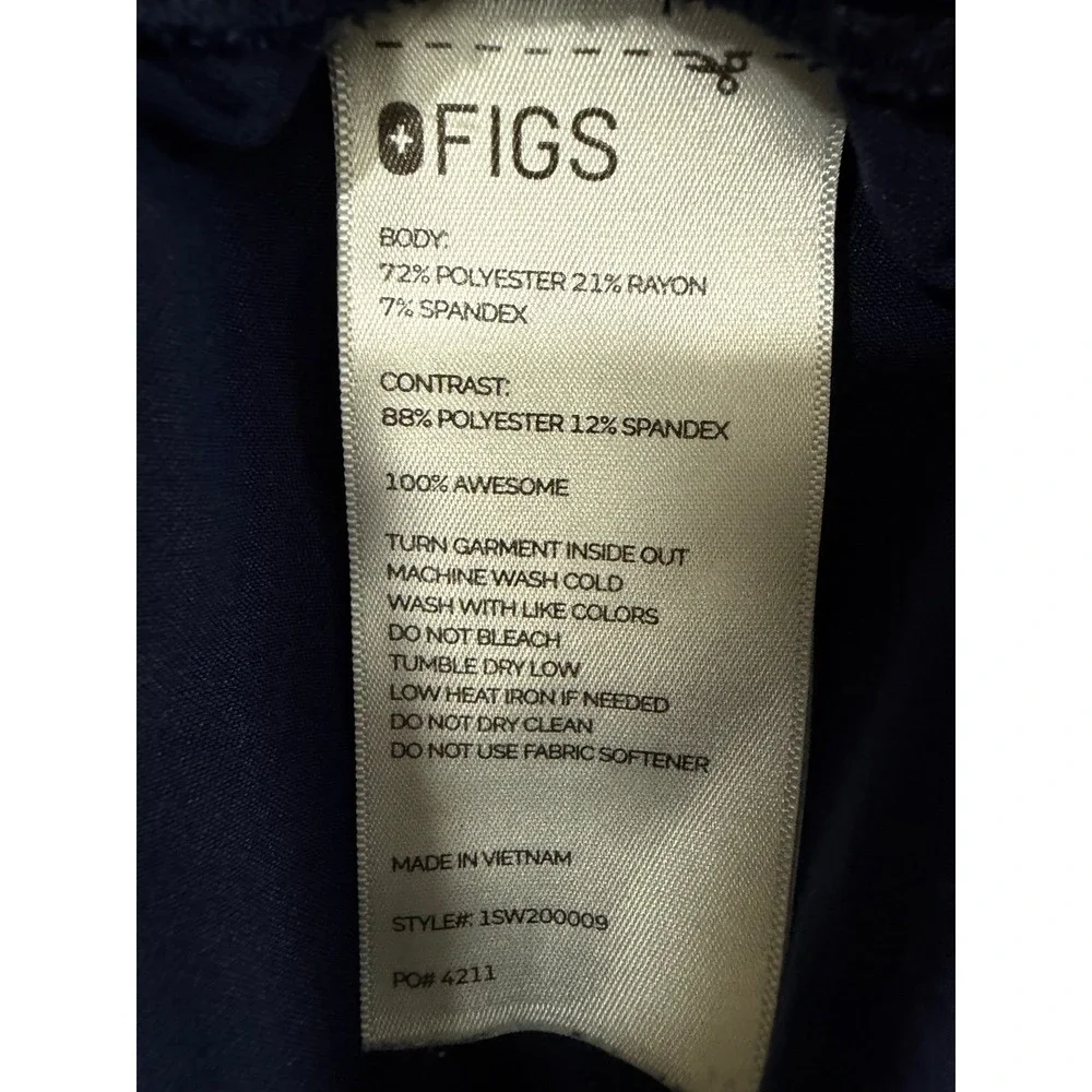 FIGS‎ Yola Yoga scrub pants mens 5XL Tall Navy blue Technical Collection EUC